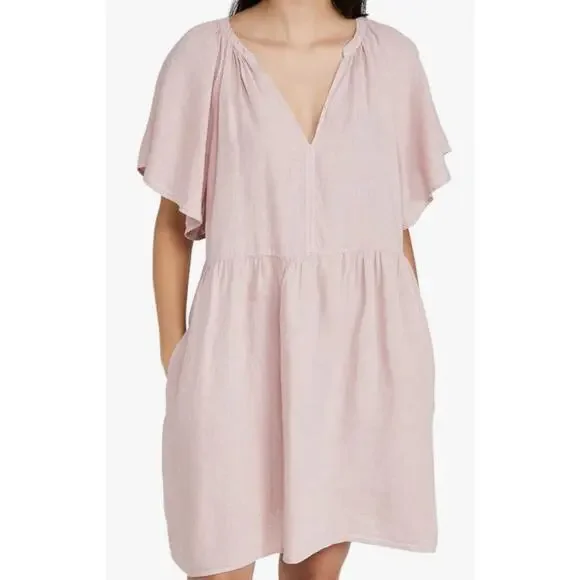 Velvet by Graham & Spencer | Dresses | Velvet Graham Spencer Danielle  Ballet Pink 0 Linen Dress M Nwt | Poshmark